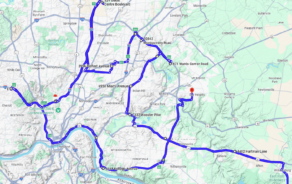 Milk Delivery Route